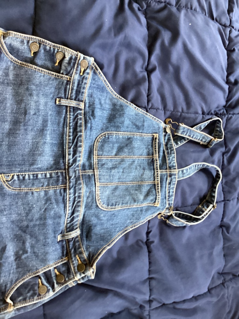 Old Navy Blue Denim Overalls